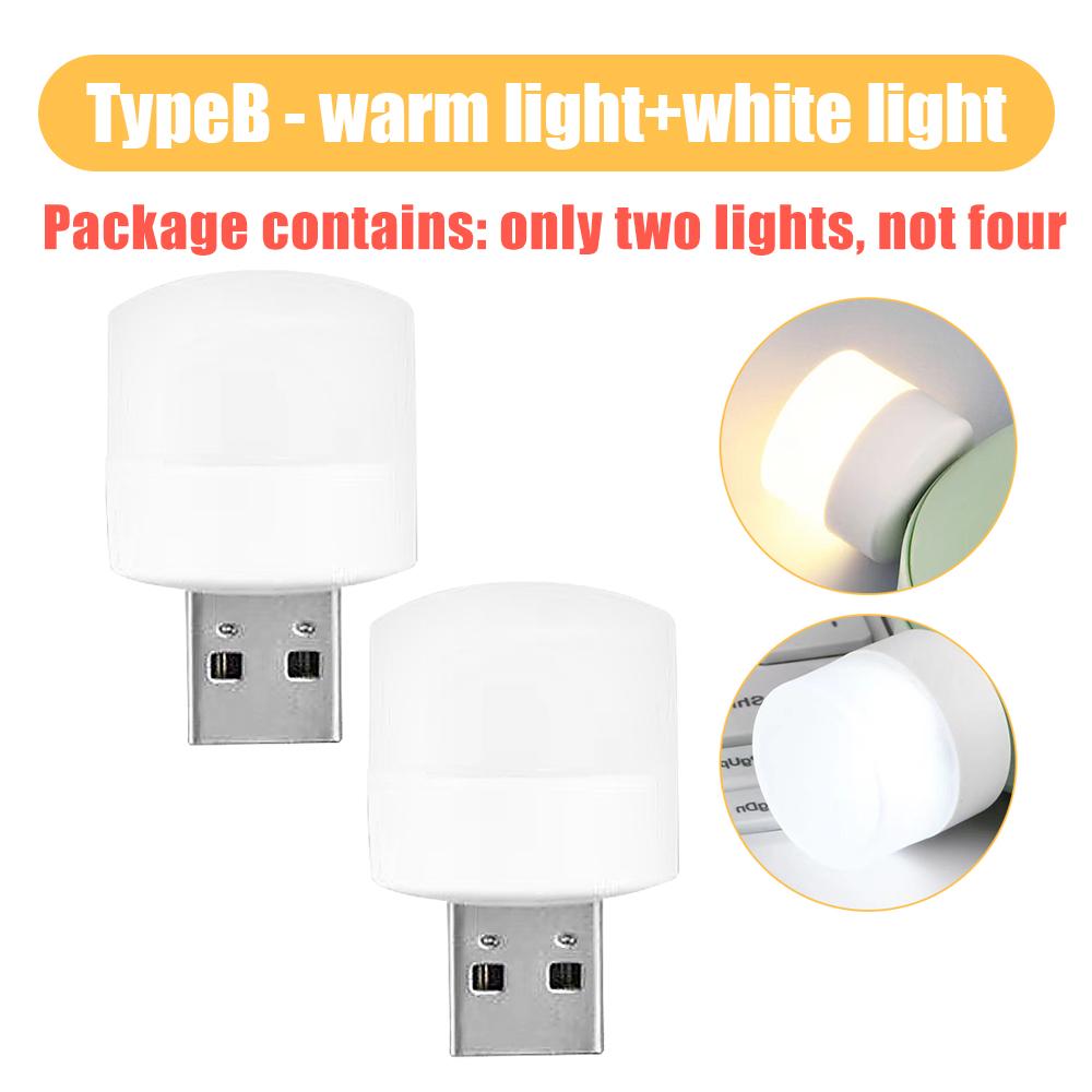 1/5pcs Usb Plug Night Light Mini Led Lamp Computer Mobile Power Charging Reading Eye Protection Light Usb Charging Light Bulb