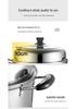 Thickened Stainless Steel Dual-Layer Steamer Pot, 28cm-40cm - Versatile for Steaming Buns, Fish, and Soup, Compatible with Induction Cookers.