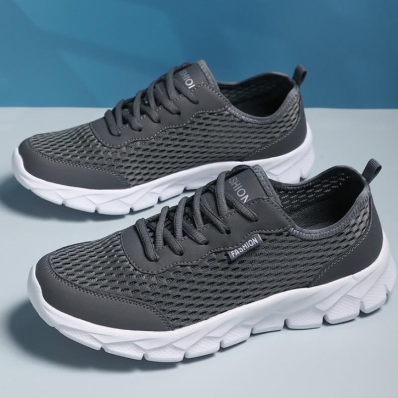 Fashion Men Sneakers Summer Lightweight Breathable Mesh Running Men's Shoes,anti Slip Wear-resistant Platform Sneakers  Tênis Masculino