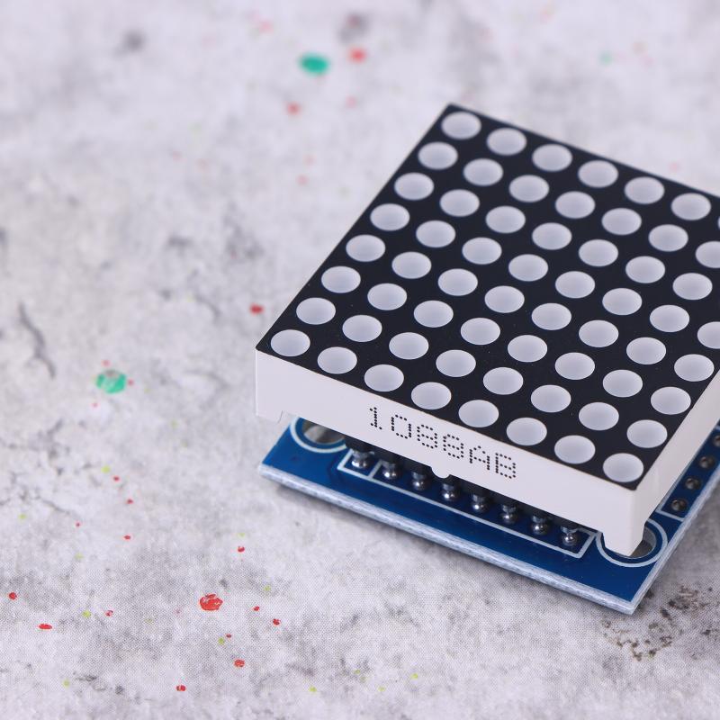 1Pc Max7219 Dot Matrix Module Led Module Display Module Support Cascading Control Mcu Control Driver
