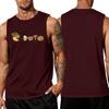 Herren ärmelloses Tanktop Sommer lässig locker sitzend Muskelshirt Leichtes atmungsaktives Gewebe Bequeme Alltagskleidung