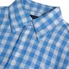 Polo Ralph Lauren Kariertes Leinenhemd mit gesticktem Pony-Logo Langarm Damenhemden Blau Weiß 211780668-007