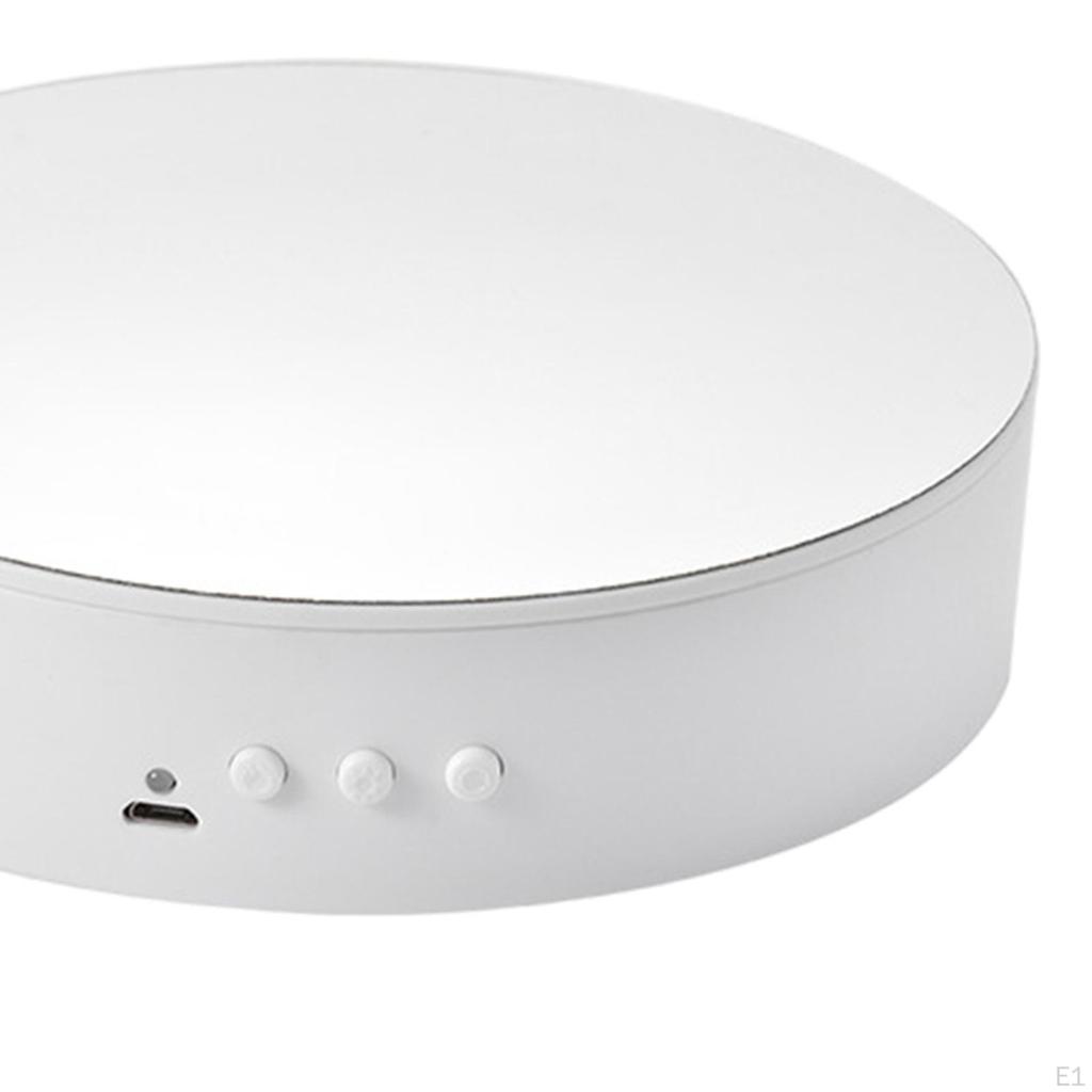 Rotatable Display 60 Degree Turntable Battery / USB 1.02 Load for Desktop Phone Gift Video Jewelry