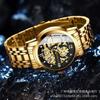 Casaro Automatic Men'S Watch Waterproof Calendar Luminous Tourbillon Trend Hollow Design Non-Mechanical