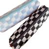 Large-capacity Knitted Pencil Case Korean Version of Ins Checkerboard High-value Student Stationery Box Simple Pencil Case