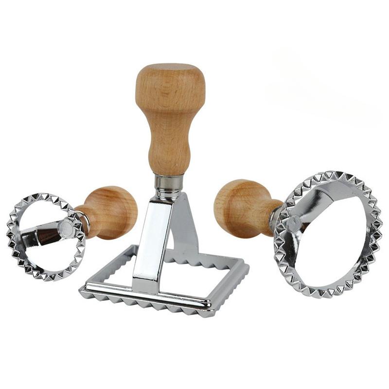 Round Ravioli Cutter Dumpling Mold Maker Square Ravioli Stamp Mold Pastry Cutter