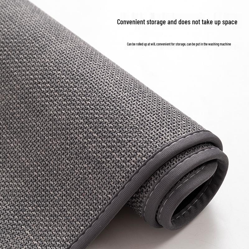 Quick-Dry Non-Slip Bathroom Floor Mat - Absorbent Toilet Entrance & Washroom Foot Mat