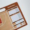 Doppelseitiges Basketball Halbfeld-Board Abwischbares Fußball-Trainingsboard