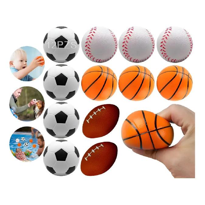 12pcs Soft Stretchable Anti-Stress Balls Toy Gift for Children