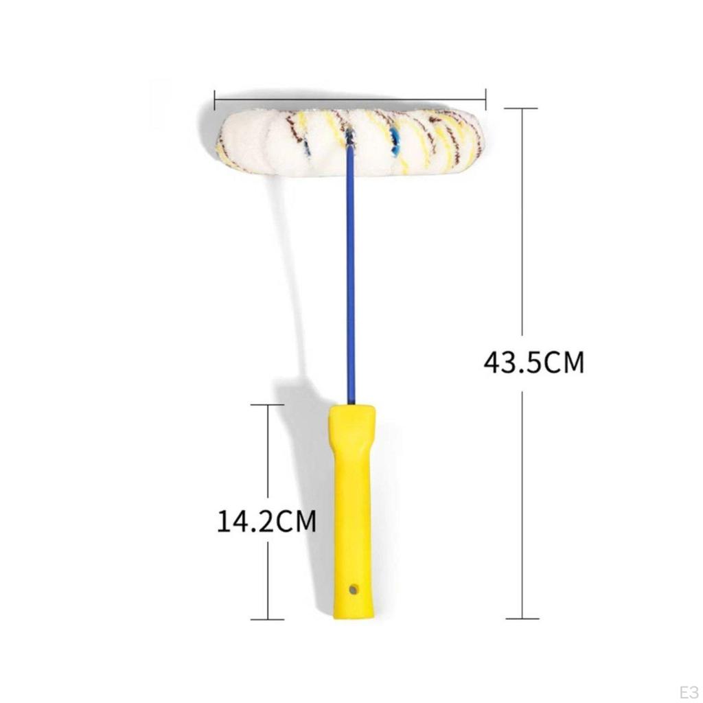 Pipe Paint Roller Professional Results Railing Painter Tool Washable and Reusable Curved