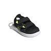 Adidas Water Sandal Abrasion Resistant Low top Baby & Toddler Shoes Black Yellow Infant And Toddler GX2478