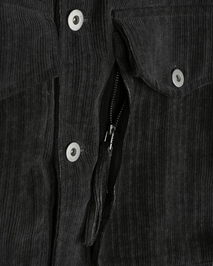 Beslow Vintage Washed Corduroy Jacket Washed Black