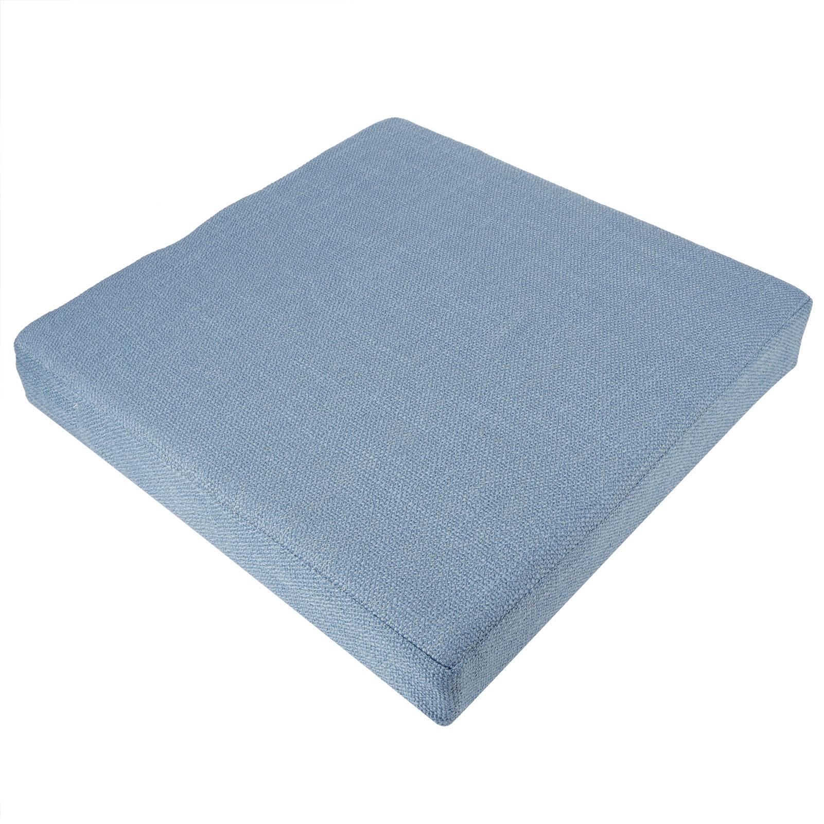 

Household Square Soft Yoga Floor Cushion Removable Washable Meditation Mat CushionBlue 40 x 40 x