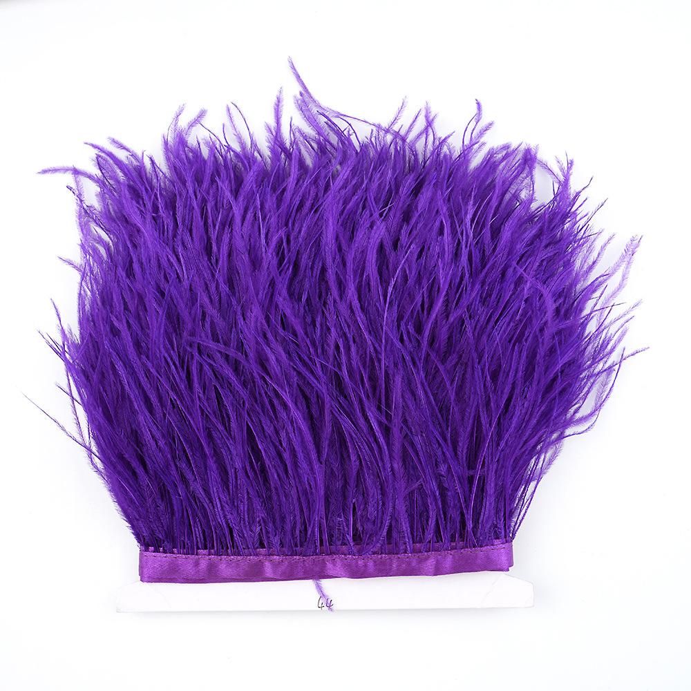 1M 10-13Cm Ostrich Feather Fringed Jewelry Handicrafts Clothing Decorative Accessories