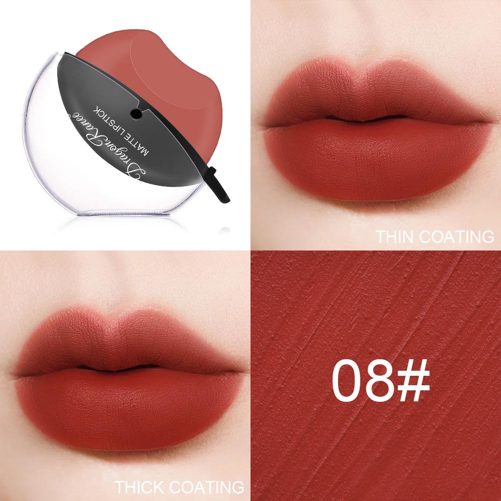 DragonRanee One Swipe Matte Lipstick - Sweat-Proof, Long-Lasting, Velvet Finish