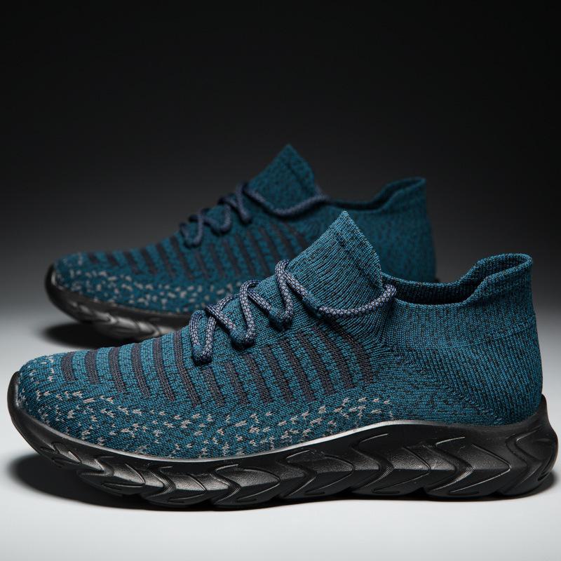 

fashion Sneakers Men Shoes Breathable Blue Trendy Men Original Casual Light Walking Big Size Man Tennis Shoe Zapatillas Hombre 2024 36 павлин голубой