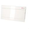 Flush-mounted distribution board 18 modules IP40 white door ECM18PO