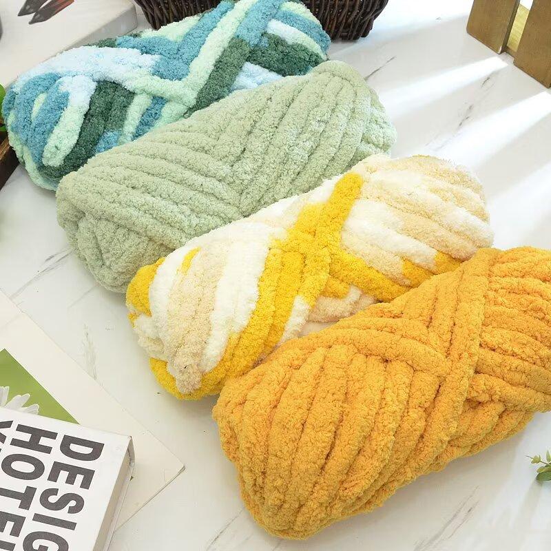 Yarn Suitable for Finger Knitting, Handmade DIY Knitting Materials, Very Thick Yarn Balls for Hand Knitting Blankets, Carpets, Cushions, Scarves, Hats
