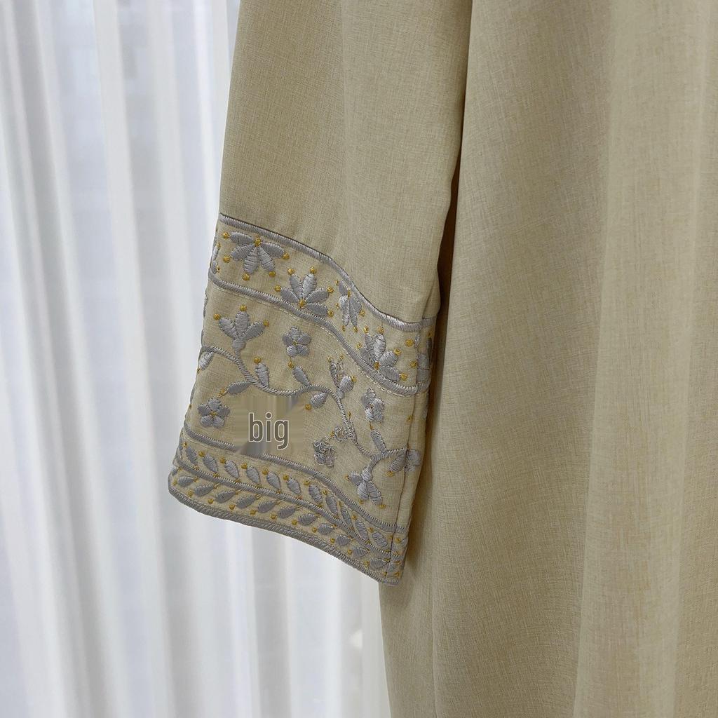 Elegantes besticktes Kleid Robe LR735 - Loriya2024 Dubai, Kollektion Naher Osten & Türkei