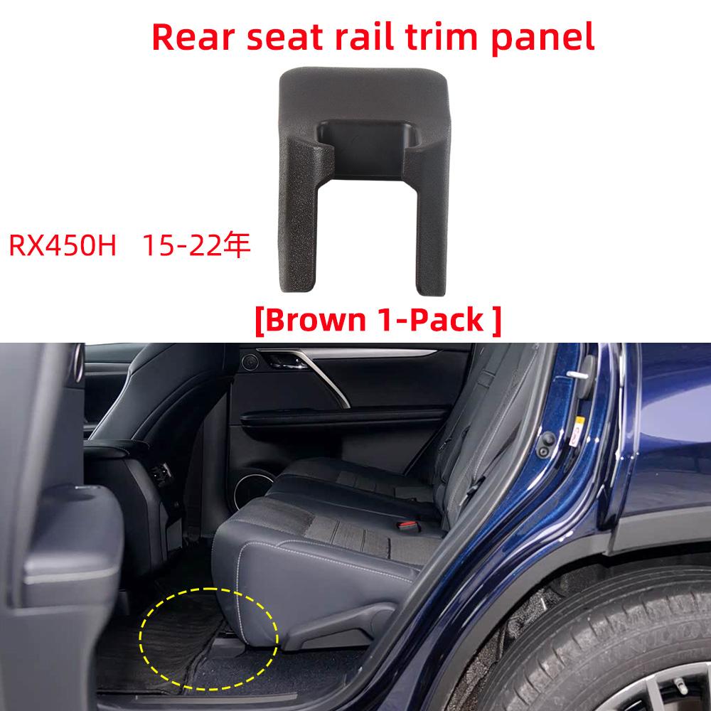 Black Left Right Car Seat Rail Trim Cover Sliding Track Trim Cover Replacement For Lexus RX450H YGL25 2015-2025 72157-48130
