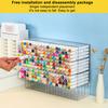 Mark Pen Storage Box Acrilico trasparente Doppio strato 18 scomparti Desktop Art Marker Pen Matita Divisore Organizzatore Forniture per la casa
