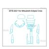 2018- For Mitsubishi Eclipse Cross NAVIGATION Central Control Car Film Interior Accessories TPU Transparent Protector Film