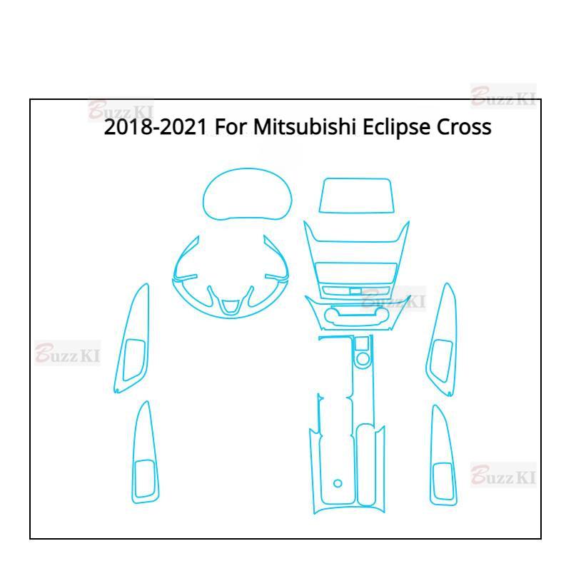2018- For Mitsubishi Eclipse Cross NAVIGATION Central Control Car Film Interior Accessories TPU Transparent Protector Film
