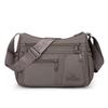 Borsa a tracolla in nylon multi-tasche con tracolla larga regolabile Borsa a spalla casual per donna Viaggi quotidiani