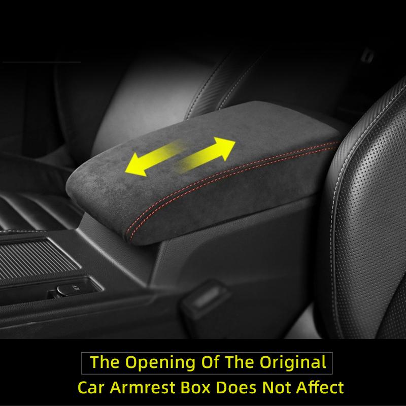 Armrest Box Cover For Volkswagen VW Tiguan MK2 2016 2017 2018 Tiguan Protective Sleeve Accessories