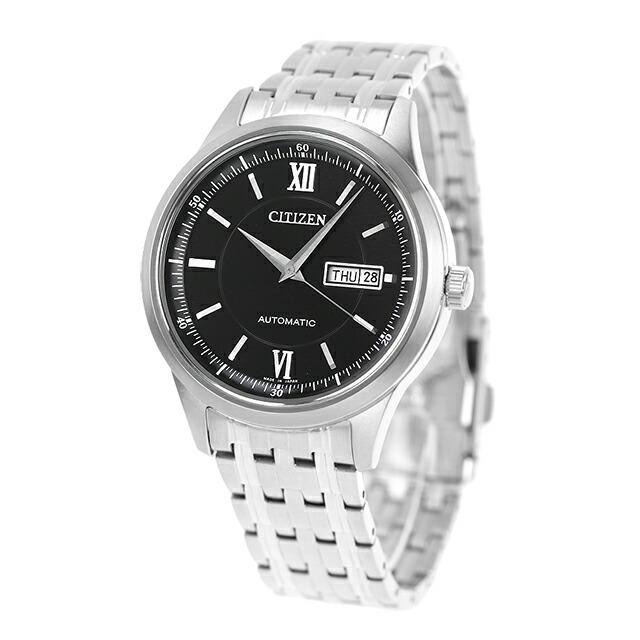 CITIZEN Collection Mechanical Classic Day Date Automatic COLLECTION Made in Japan & Watch, NY4050-62E, Black