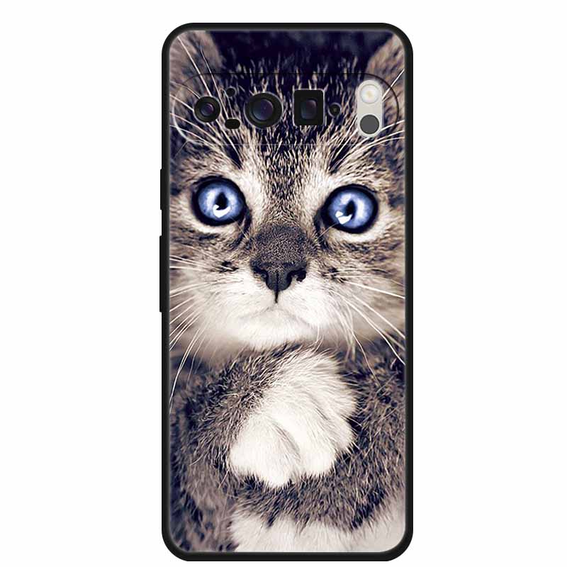 Für Google Pixel 10 Pro XL 5G Hülle Tiere Weiches Silikon TPU Handyhülle Rückseite für Pixel 10Pro XL Cooler Wolf Schutzhülle