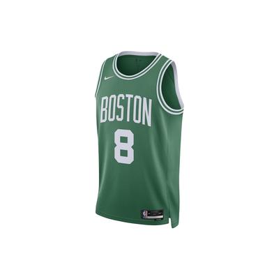 Camiseta Swingman Estampado de Letra y Número Cuello Redondo Sin Mangas Camiseta de Baloncesto para Hombre jerseys Verde DN1997-321