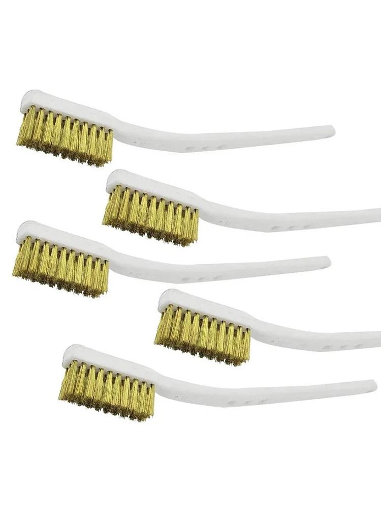 Industrial Metal Polishing Burring Cleaning Brush 5Pcs Brush Mini Paint Rust Remover Brushes