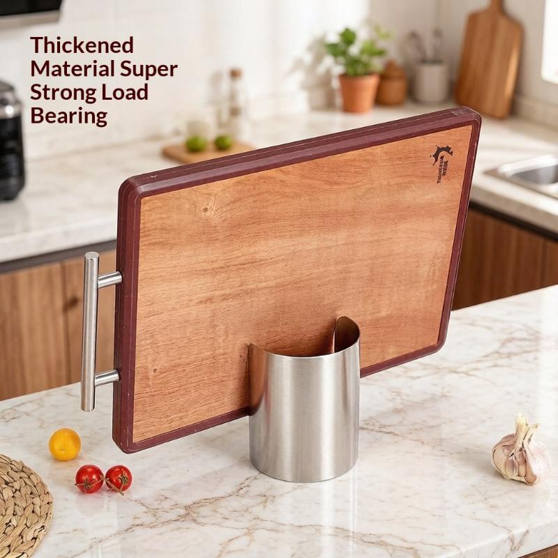 Stainless Steel Soup Ladle Holder 2Thickened Material Sturdy Construction Multi Functional Kitchen Utensil Rack For Home Cooking
