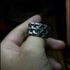 Anillo Abierto Ajustable Hombres Mujeres Vintage Armadura Arma Inspirado Geométrico Chapado Dedo