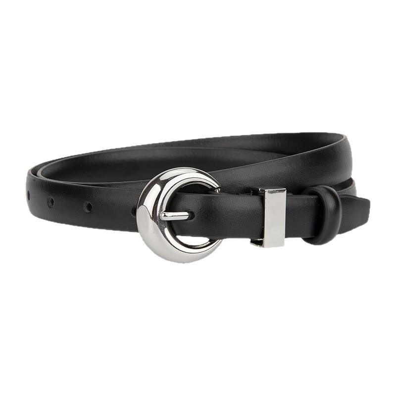 European and American Elegant and Fashionable Women's Genuine Leather Belt Versatile Dress Jeans Belt Pin Buckle Cowhide Women's Belt