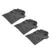 3pcs Elastic Bike Face Cover Breathable Cycling Face Cover Quick Dry Cycling Headgear UV Protection Black