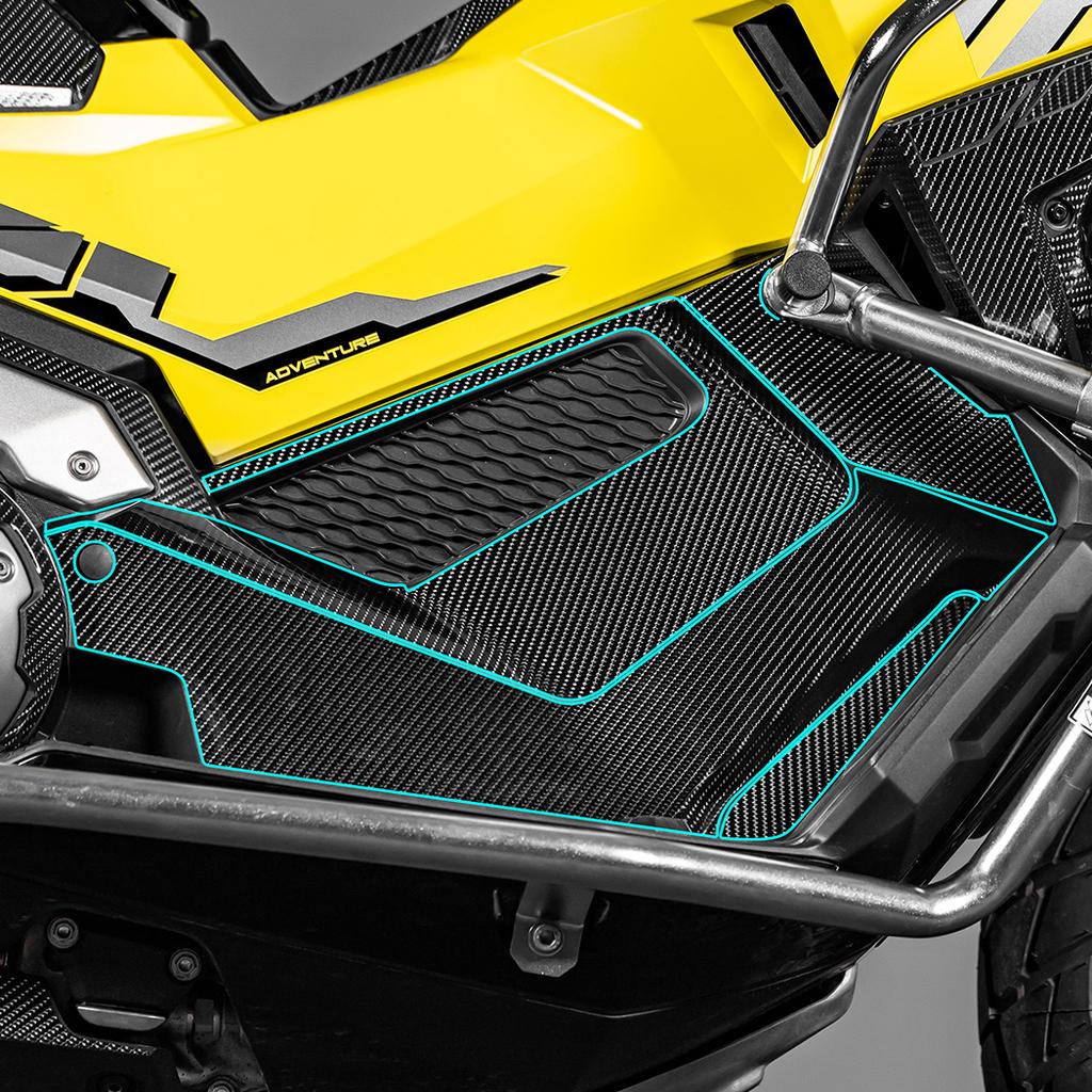 Use For HONDA X ADV 750 2025 Motorcycle Cabon Fiber Stickers Kits Of Bike Accessories Decoration And Protection Refit Decal