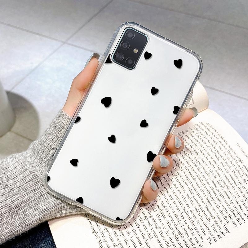 Custodia A51 per Samsung A22 Custodie Silicone Funda Samsung A32 4G A52 A72 5G A12 A21S A03S A71 31 A50S A30S A42 A10 Cover Telefono Smiley
