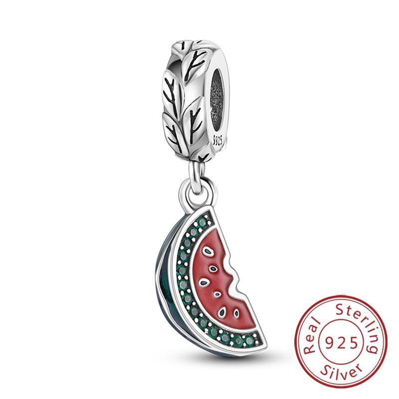 Original Charms Beads Copper Cherry Strawberry Avocado Fruit Charms Pendant For Woman Jewelry Making