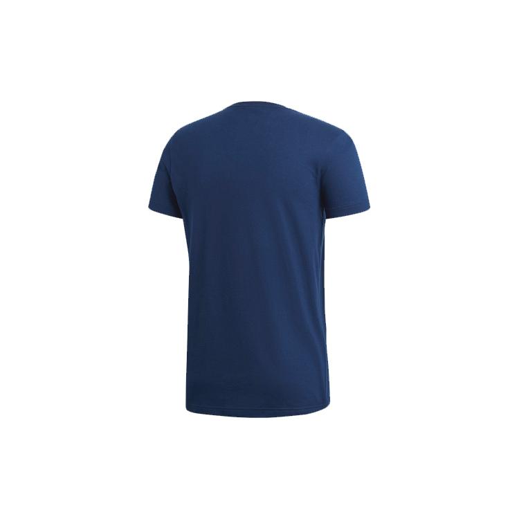 Adidas T Shirts Men's Blue Crew Neck Moderate Straight Fit CV4508