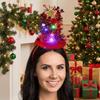 Vibrant Colors Xmas Hair Hoop Star Holiday Headwear Christmas Tree Headband  Adult Women