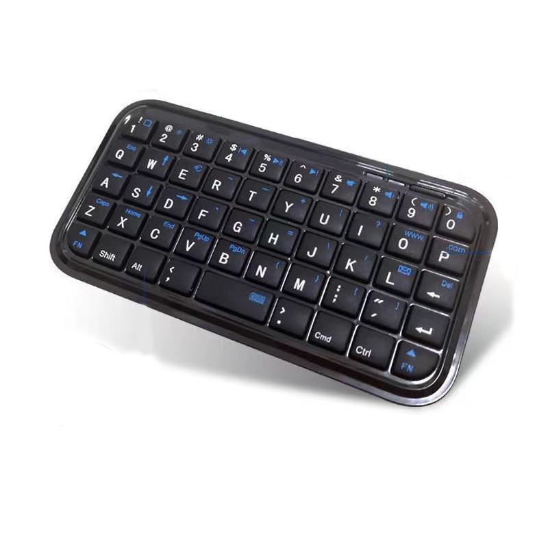

49keys Portable Wireless Keyboard with Bluetooth Small Keypad for SmartPhone Tablets Computer Laptop Mini Rechargeable Keyboard чорний