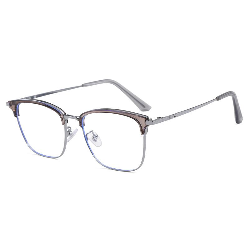 Men's Business Reading Glasses Luxury Design Metal Frame Anti Blue Light Presbyopia Glasses Ultra Light High-definition Eyewear