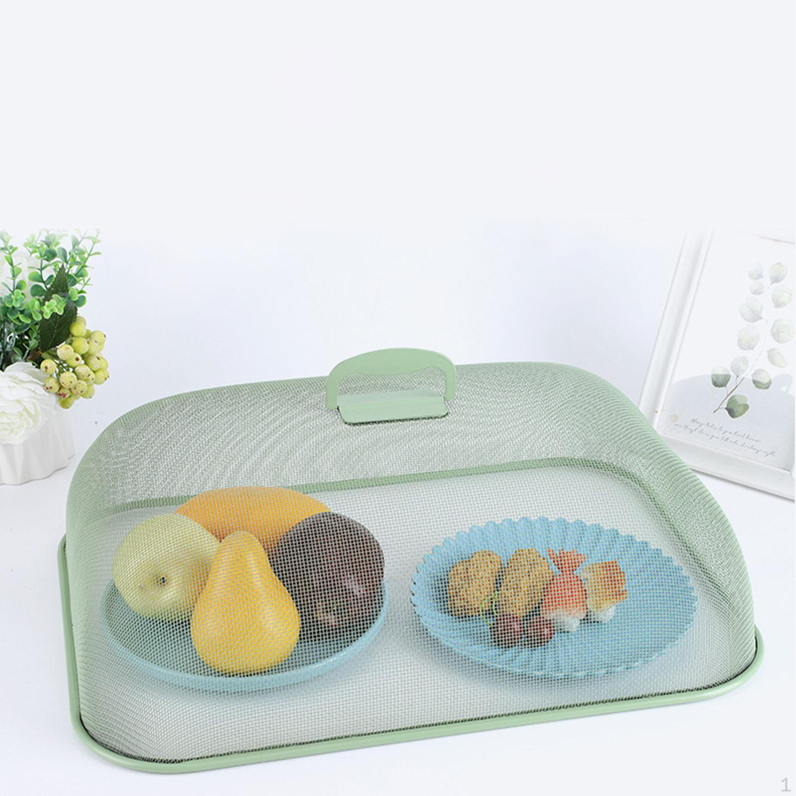 

Metal Mesh Food Cover Net Dome Multifunctional Large Vegetable Fruit Screen for BBQ Picnic