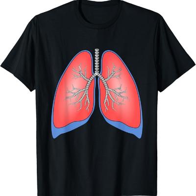 Lungs Respiratory System Pulmonology T-Shirt