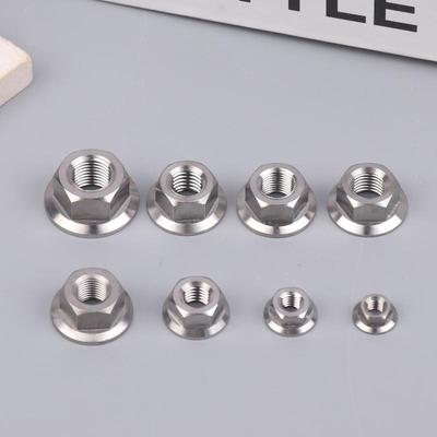 1 Pièce Écrous à Bride Hexagonale Titane M5 M6 M8 M9 M10 M12 Pour Motos Et Vélomoteurs