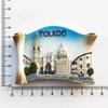 Spain Tourist Souvenris Fridge Magnets Toledo Barcelona the Sagrada Família Valencia Fridge Stickers Home Decor Birthday Gifts