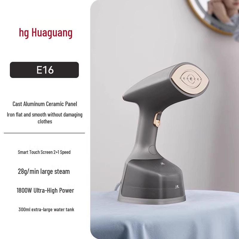 

Huaguang Portable Handheld Garment Steamer - Travel Steam Iron for Clothes сірий колір