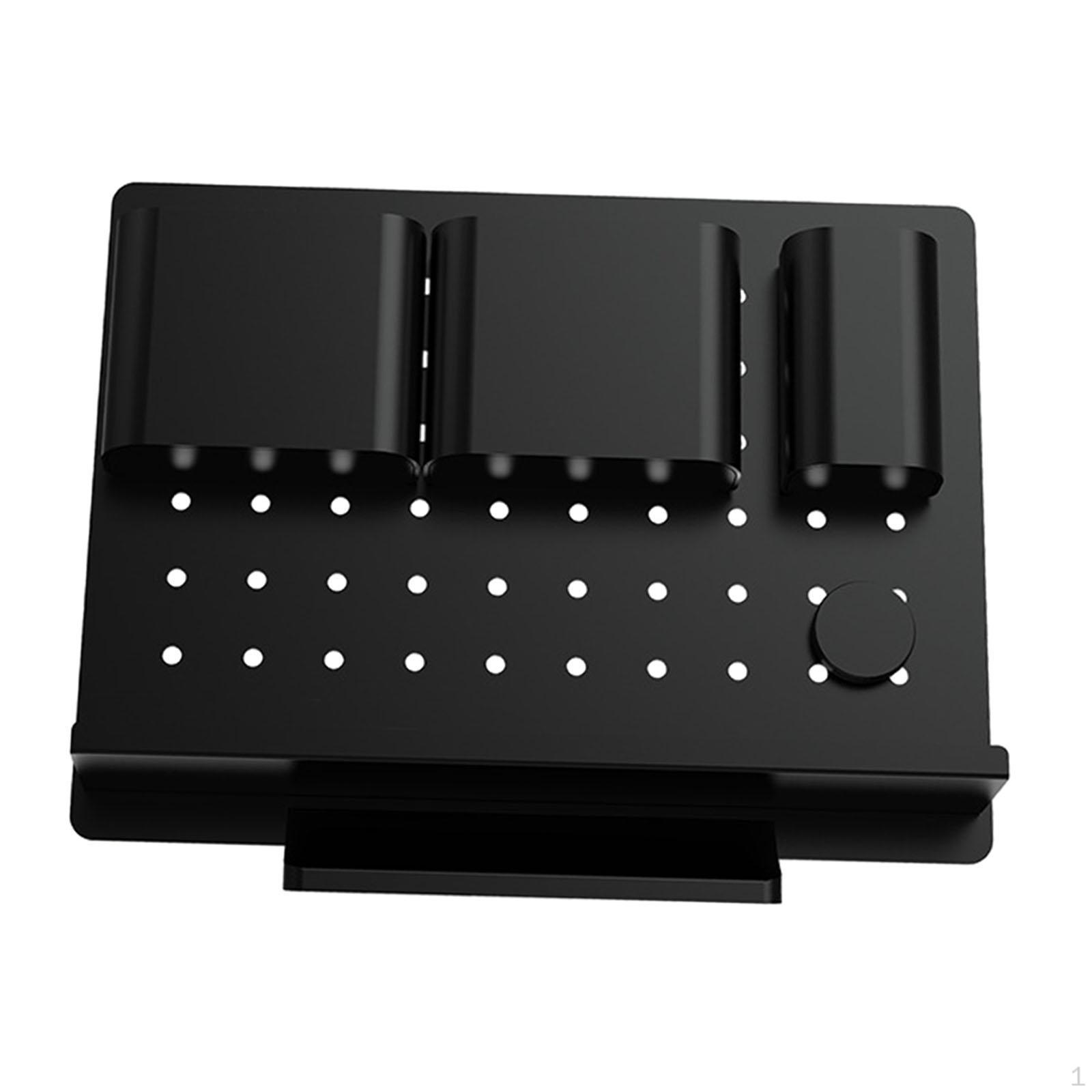 

Desk Organizer Accessories Simple Metal Pen Holder Stationery Storage Box for Countertop чёрный